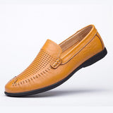 Comfortable Breathable Light Genuine Leather Men's Loafers
