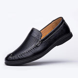 Comfortable Breathable Light Genuine Leather Men's Loafers