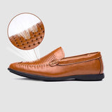 Comfortable Breathable Light Genuine Leather Men's Loafers