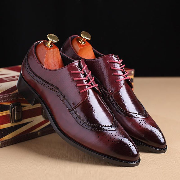 British Style Men Classic Business Formal Shoes