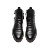 Men's Retro Ankle Leather Boots