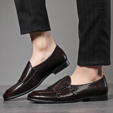 Men's Italian Style Luxury Slip-On Formal Leather High Quality Wedding Party Dress Shoe