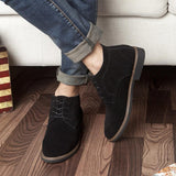 Men's Genuine Leather All Season Lace-up for man Ankle boots