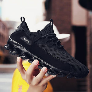 Men's Breathable  Mesh Training New Style Pure Color Casual Running Shoes