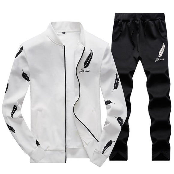 Men's Sportswear Hoodies Set Sweatshirts Track Suits