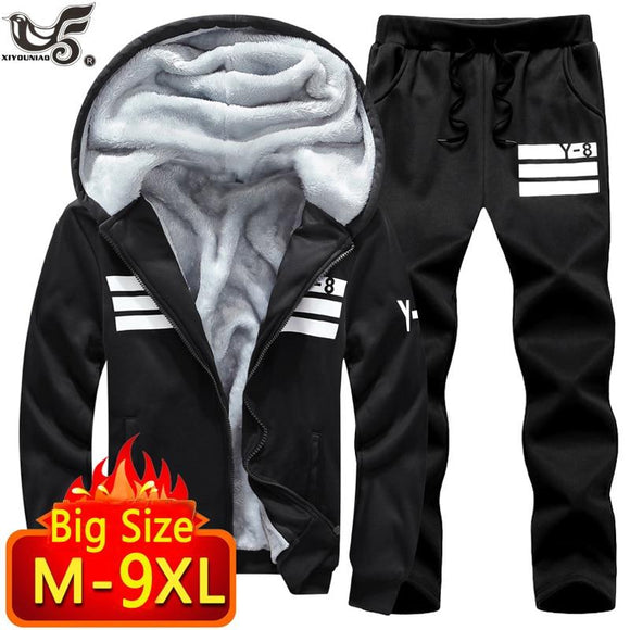 Men's Sets Autumn winter Sporting Suit (Sweatshirt + Sweatpants ) 2 PiecesTracksuit