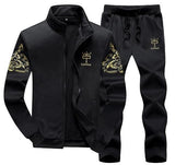 Men's Sets Autumn winter Sporting Suit (Sweatshirt + Sweatpants ) 2 PiecesTracksuit