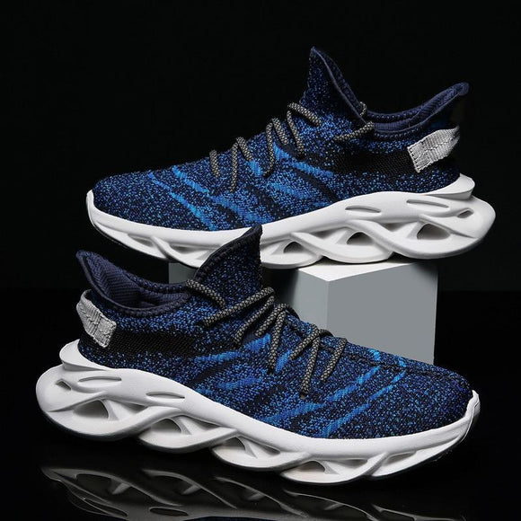 Men Lighted Breathable Mesh Sock Sneakers