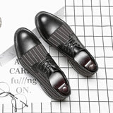 Men's Handmade Wedding Party Formal Leather Wedding Toe Brogues Dress Shoes