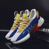 Men Lace-up Lightweight Breathable Walking Sneakers