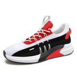 Men Lace-up Lightweight Breathable Walking Sneakers