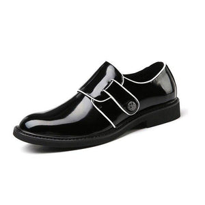 Men's Cool Handsome Patent Leather Pointed Toe Oxfords Business Office Style Dress Shoe