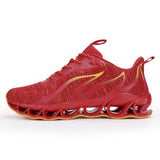 Men's Breathable Running Sneakers Bounce Outdoor Sport Professional Training Flame pattern Shoes