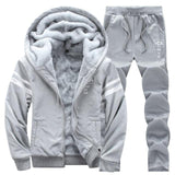 Men's New Fashion Suit Casual Sportswear Winter Autumn Outwear Tracksuit 2 Piece Hoodie + Sweatpant Set