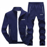 Men's Sets Sweatshirt Sporting Fleece 2020 Fashion  Jacket+Pants