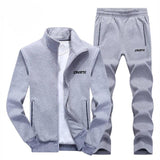 Men's Sets Sweatshirt Sporting Fleece 2020 Fashion  Jacket+Pants