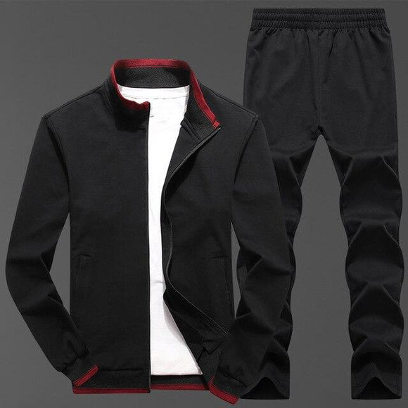 Men's Sets Sweatshirt Sporting Fleece 2020 Fashion  Jacket+Pants