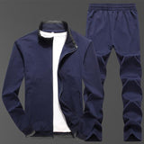 Men's Sets Sweatshirt Sporting Fleece 2020 Fashion  Jacket+Pants