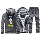 Men's Warm Tracksuit  Sweatshirt Trousers  Hoodies Jacket+Pants 2 Piece Sets