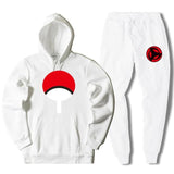 Naruto Men's Autumn Fashion Anime Long Sleeve Hoodies Sweatshirt+Pants Casual 2 Piece Set Tracksuit