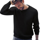 Men's Cotton Autumn Winter  Sweaters Long Sleeve  Neck Knitted Jumper Knitwears Clothes