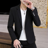 Men's British Style Fashion Blazer jacketPure White Suit