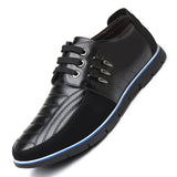 Fashion New Leather Men's Loafers Casual Flats Slip-on Shoes