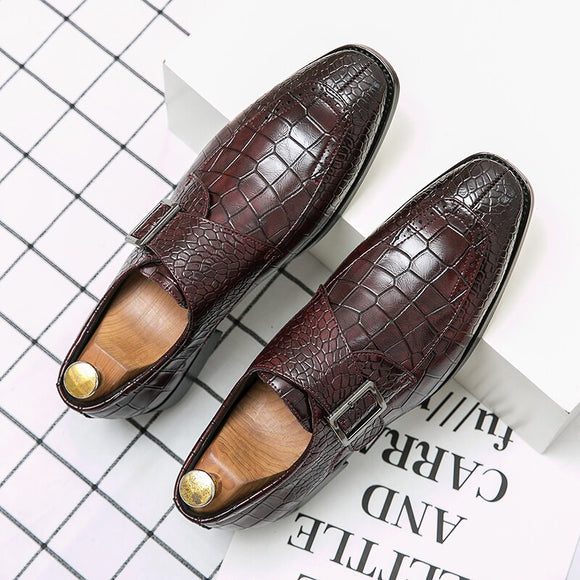 British style Gentleman Leather comfortable Dress shoes