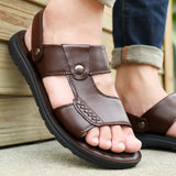 Fashion Summer Men Beach Leather Sandals