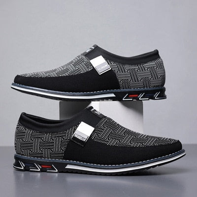 Men Fashion Trend Elastic Casual Shoes