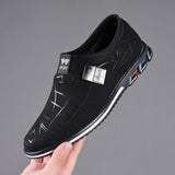 Men Fashion Trend Elastic Casual Shoes