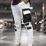 Cargo Texture Sweatpants Men Sports Trousers Pants