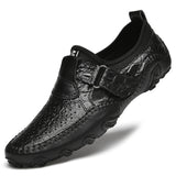 Fashion Spring Men Leather Flats Loafer Shoes