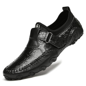 Fashion Spring Men Leather Flats Loafer Shoes