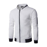 Zipper Design O-Neck Men's Hoodies& Sweatshirts