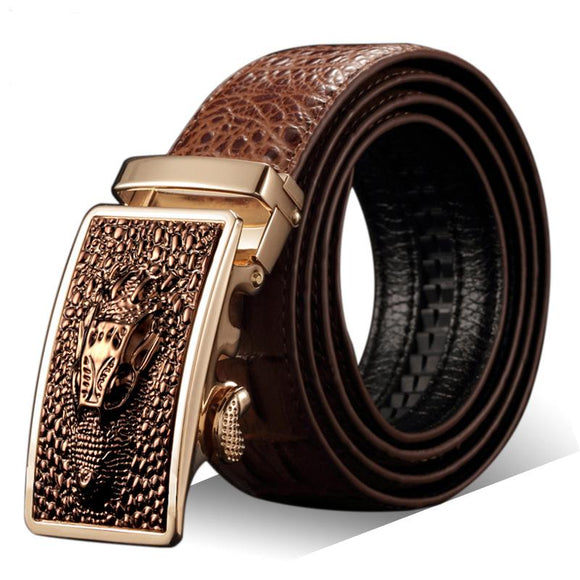 Fashion Casual Head Automatic Buckle Belt