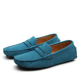 Breathable Fashion Men's Flats Cow Suede Loafer