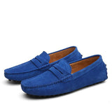 Breathable Fashion Men's Flats Cow Suede Loafer