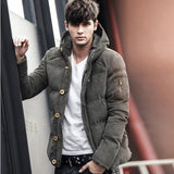 Fashion Quality Cotton Padded Windproof Men's Coats