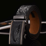 Luxury Genuine Leather Crocodile Automatic Belt