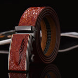 Luxury Genuine Leather Crocodile Automatic Belt