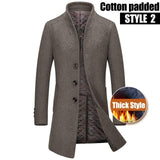 Fashion New Thicken Winter Woolen Men Coats