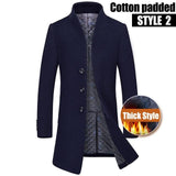 Fashion New Thicken Winter Woolen Men Coats