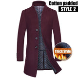 Fashion New Thicken Winter Woolen Men Coats