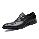 Fashion Genuine Leather Slip On Men's Dress Shoes