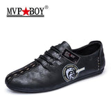 High Quality Split Leather Men Moccasins Shoes