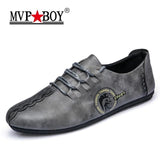 High Quality Split Leather Men Moccasins Shoes