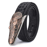 Luxury Designer Crocodile Leather Belt