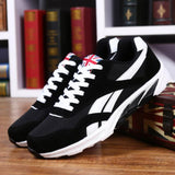 Big size trendy comfortable mesh fashion lace-up sneakers