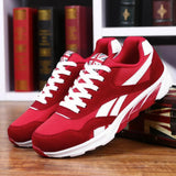 Big size trendy comfortable mesh fashion lace-up sneakers